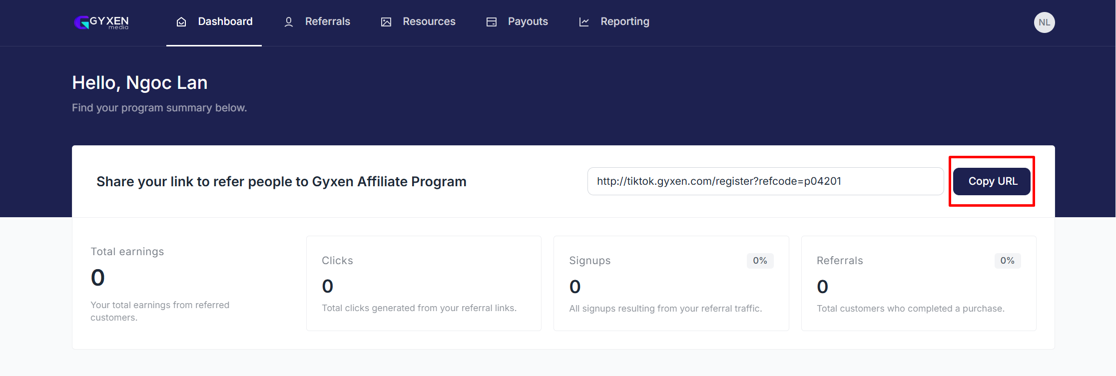 Refund request step 3